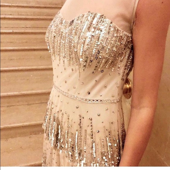 Aidan Mattox embellished 5 tier evening dress - Picture 4 of 6